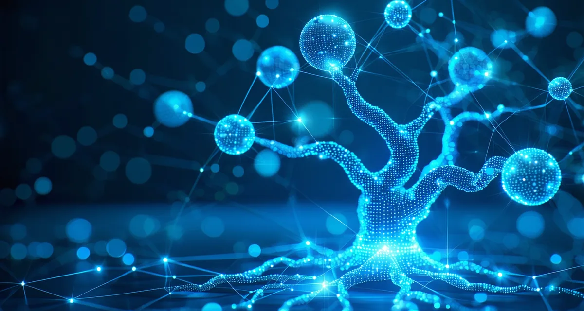 Abstract visualization of intellectual property layers and ownership chain mapping for technology acquisitions